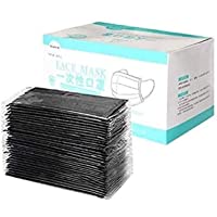 Los mejores  - Deinaty 50 Pcs Adults Black Bandanas 𝐌𝐀𝐒𝐐𝐔𝐄 Scarf Face Covering Breathable Windproof Scarf for Multifunction Headwear…